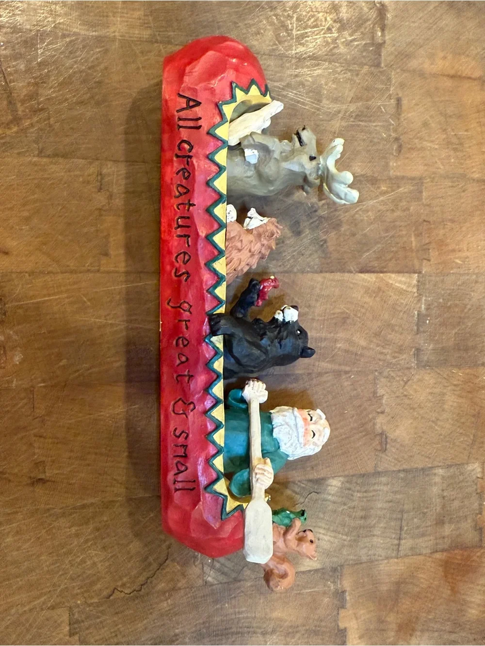 Christmas Holiday Figure Santa in Canoe All Creatures Great & Small by Midwest